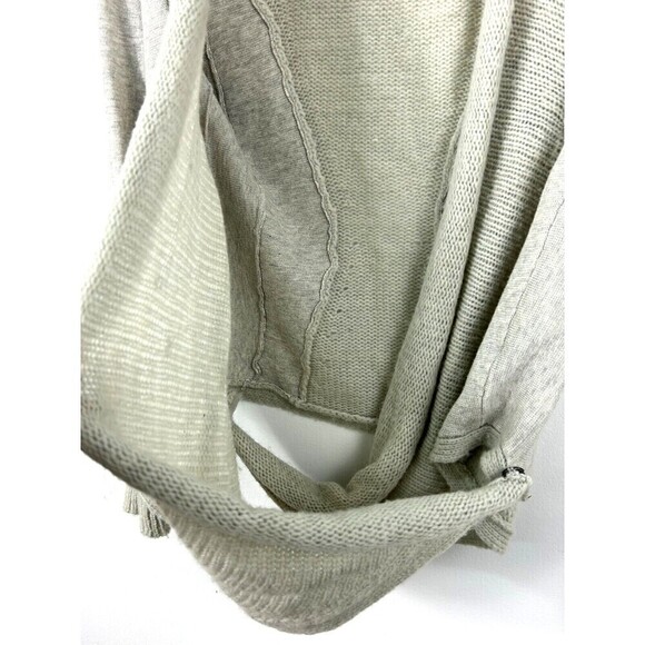 Anthropologie XS Angel of the North Lille Wrap Open Cardigan Sweater Wool Blend - Picture 7 of 12